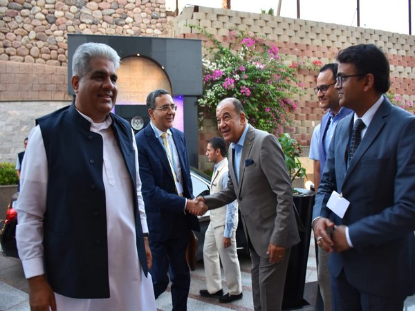 Union Minister Bhupender Yadav at Sharm El-Sheikh to attend COP 27 of UNFCCC (Photo: PIB)