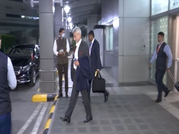 EAM S Jaishankar arrives in Delhi (Photo/ANI)