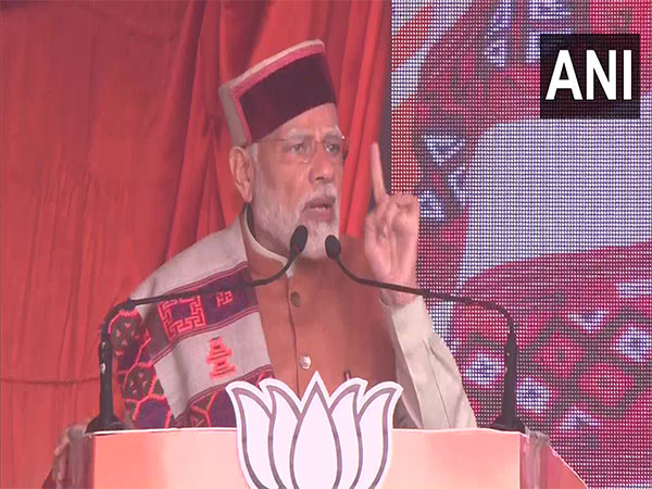 PM Modi addresses rally in Kangra (Photo/ANI)