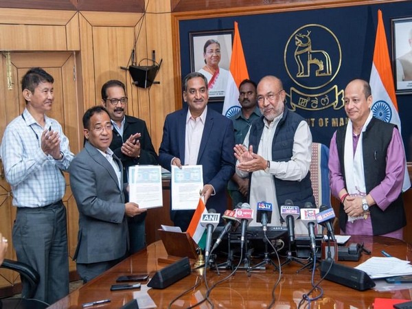 Education department signs MoU with Infosys Ltd. (Image Source: N Biren Singh/Twitter)