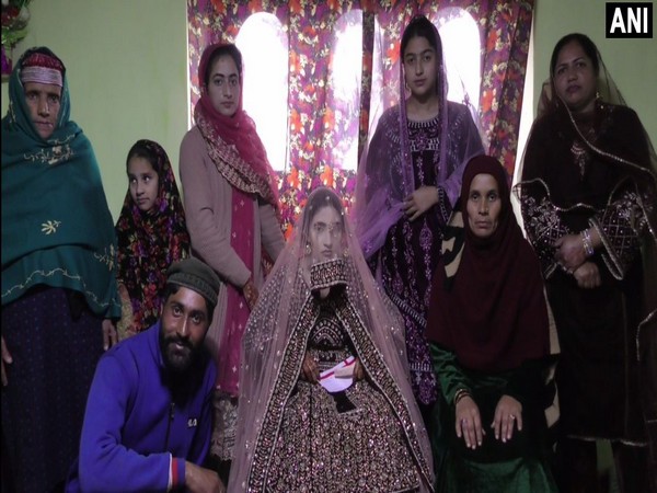 villagers during wedding in Baramulla district (Photo/ANI)