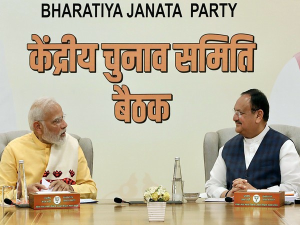 Prime Minister Narendra Modi and BJP National President JP Nadda (Photo:ANI)