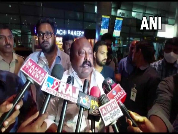 Telangana Minister Gangula Kamalakar (Photo:ANI)