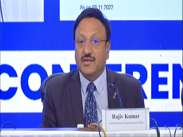 Chief Election Commissioner Rajiv Kumar (Photo:ANI)