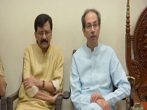 Sanjay Raut and Uddhav Thackeray (Photo/ANI)
