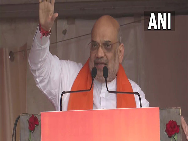 Union Home Minister Amit Shah at a public rally in Himachal Pradesh on Thursday. (ANI/Photo)