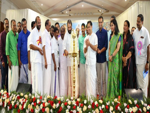 Kerala Education Minister V Sivankutty inaugurating the Science Exhibition (Photo/ANI)