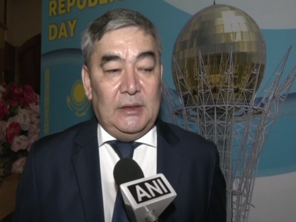 Kazakhstan's ambassador to India Nurlan Zhalgasbayev (Photo/ANI)