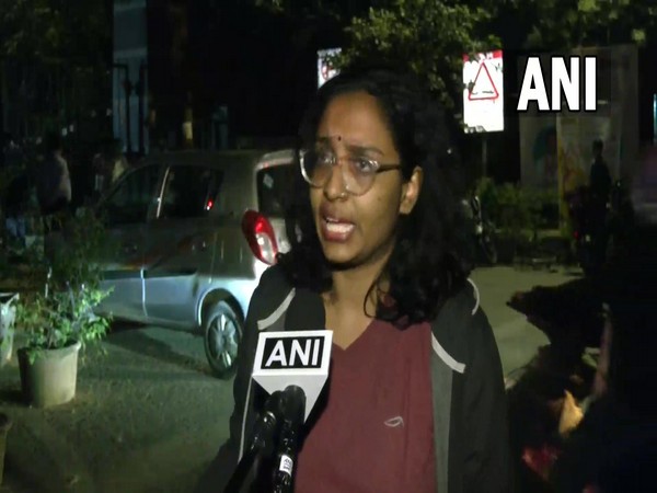 Anagha Pradeep, JNUSU Councillor (Photo:ANI)