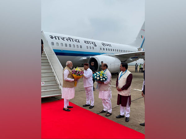 Prime Minister Narendra Modi arrived in Bengaluru (Photo: PMO)