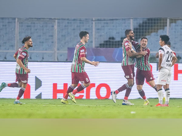 ATK Mohun Bagan celebrate a goal (Photo: ISL Media Team)