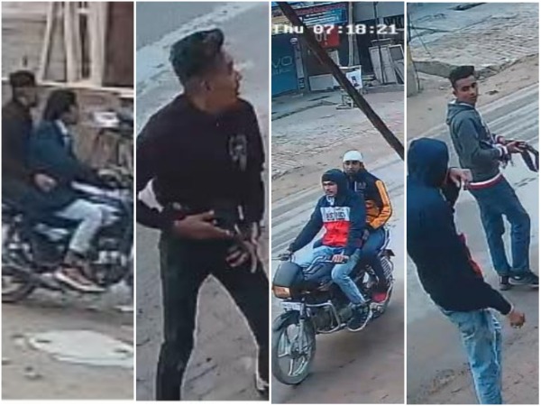 A still from the CCTV footage (Photo/ANI)