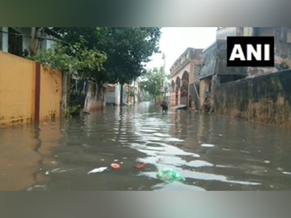 Visual from a waterlogged area in Puducherry (Photo/ANI)