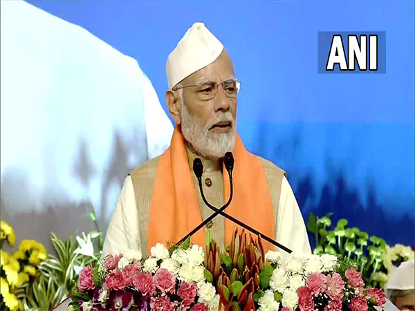 Prime Minister Narendra Modi in Tamil Nadu's Dindigul (Photo/ANI)