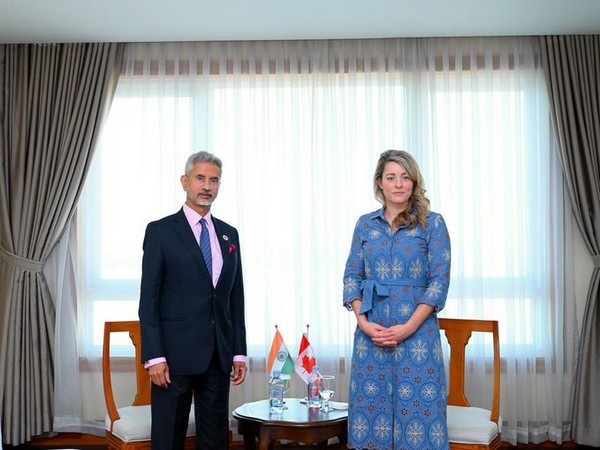 EAM S Jaishankar with his Canadian counterpart Melan Joly. (Photo Credit - Twitter/S Jaishankar)