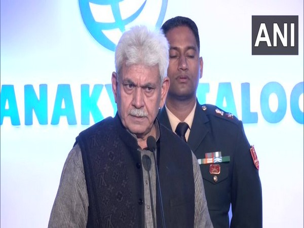 J&K L-G Manoj Sinha on Saturday. (File/ANI)