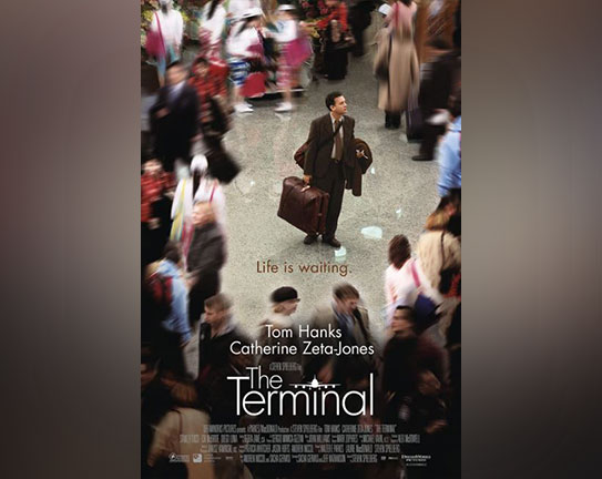 Poster of Steven Spielberg directorial 'The Terminal' which was inspired by Mehran Karimi Nasseri's life (Image source: Instagram)