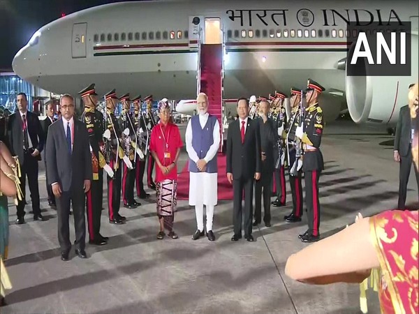 PM Modi arrives in Bali, Indonesia for G20 Summit. 