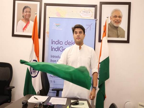 Minister of Civil Aviation Jyotiraditya M Scindia (Photo/ANI) 