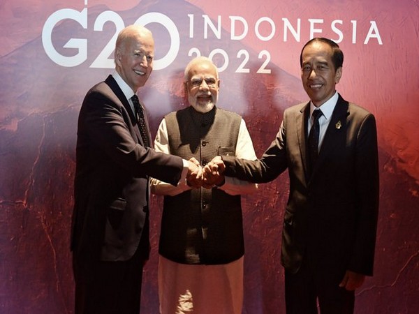 PM Modi with US President Joe Biden and Indonesian President Joko Widodo in Bali, Indonesia. (Photo: Twitter//PMModi)