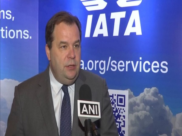 Sebastian Mickoz, Senior Vice President for Environment and Sustainability, IATA (Photo/ANI)