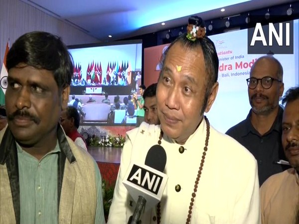 Padma Shri awardee Agus Indra Udayana in Bali, Indonesia. (Photo: ANI)