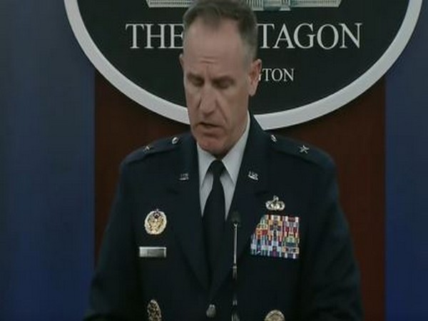 Pentagon Press Secretary Pat Ryder addressing a press conference on Tuesday