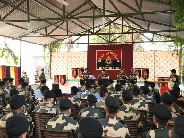 ADG BSF at International Border of Jammu Frontier