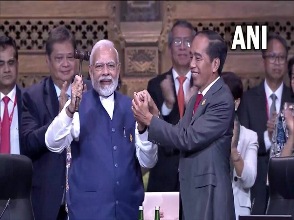 Indonesian President Joko Widodo officially handed over the G20 Presidency to PM Modi (Photo/ANI)