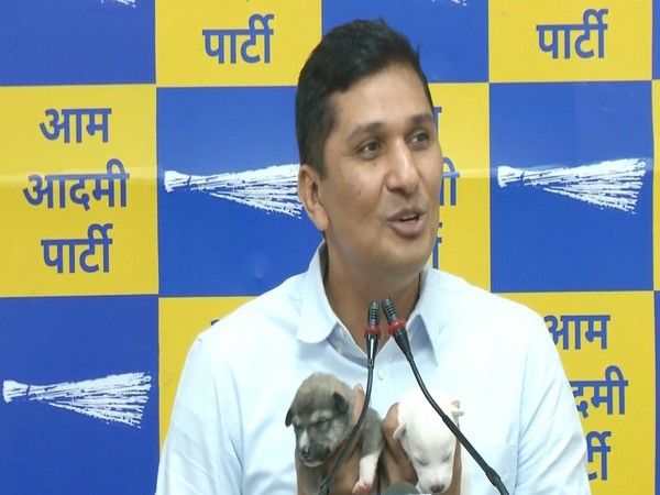 AAP's Greater Kailash MLA Saurabh Bhardwaj addressing a press conference at its Delhi office at Rouse Avenue on Thursday. (Photo/His Twitter Handle)
