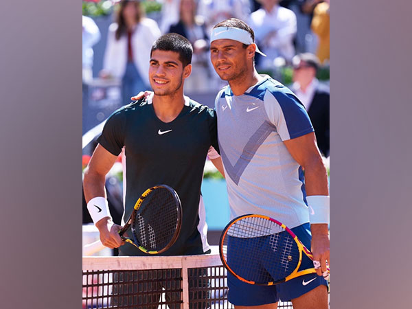 Carlos Alcaraz and Rafael Nadal (Photo: Twitter@carlosalcaraz)