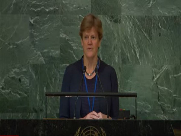 UK Ambassador to the UN Barbara Woodward (Screen grab taken from UN TV)