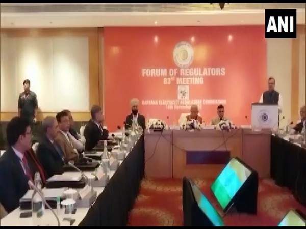 Haryana CM Manohar Lal Khattar attending 83rd Meeting of Forum of Regulators in Chandigarh (ANI Photo)