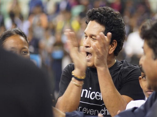 Sachin Tendulkar at UNICEF event (Photo: UNICEF)