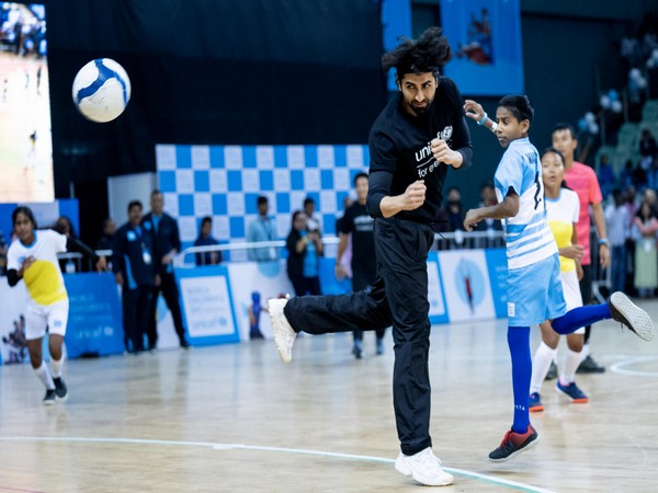 Ayushmann Khurrana at the UNICEF event (Image source: UNICEF)