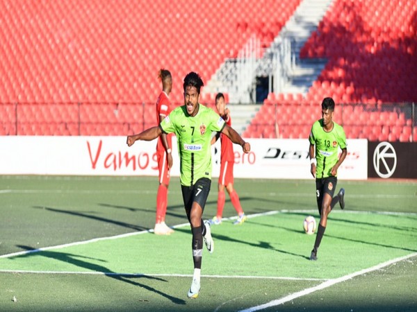 A visual from the match. (Photo- I League)