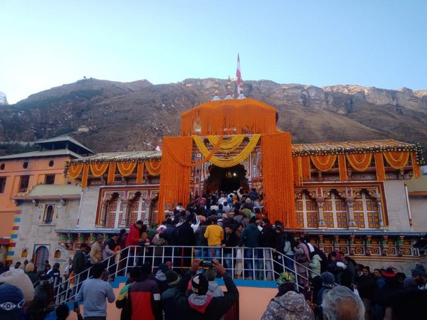 Badrinath Dham in Uttarakhand (ANI Photo)