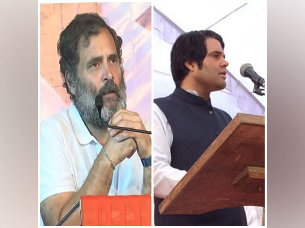 Congress leader Rahul Gandhi and BJP leader Varun Gandhi (Photo/ANI)