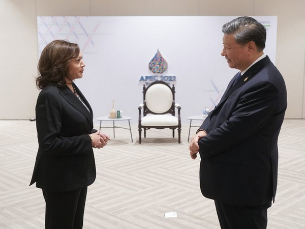 Chinese President Xi Jinping met US Vice President Kamala Harris on Saturday. (Photo Credit: Kamala Harris Twitter)