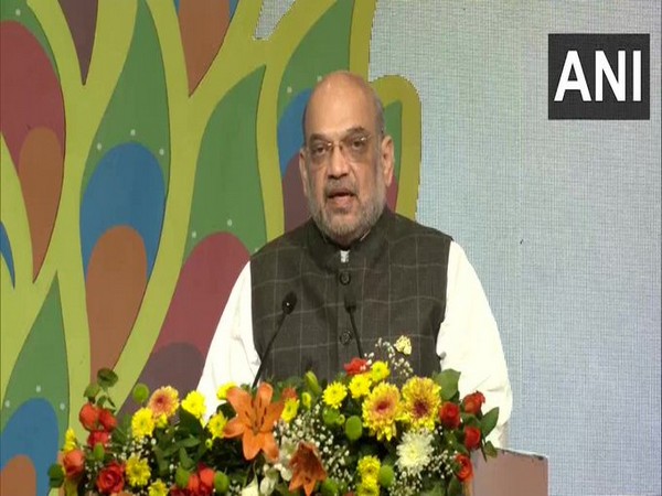 Home Minister Amit Shah addressing the concluding session of the 'No Money for Terror' Ministerial Conference on Counter-Terrorism Financing (Photo/ANI)