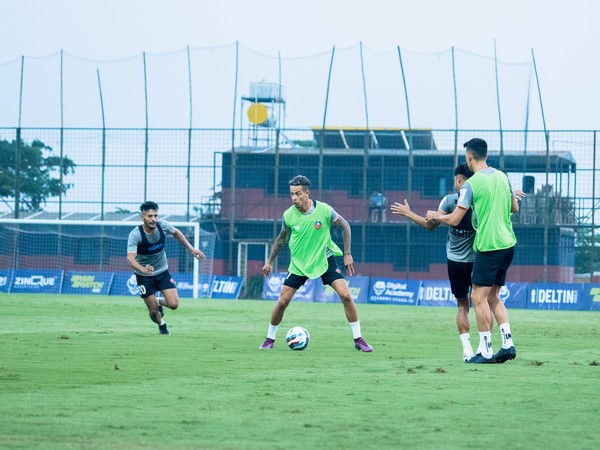 FC Goa  practicing ahead of match against ATK Mohun Bagan (Image: FC Goa)