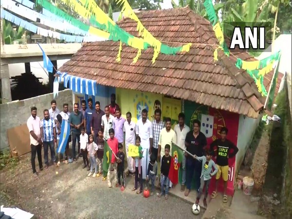 Kochi Football Fans outside the House they bought (Photo: ANI)