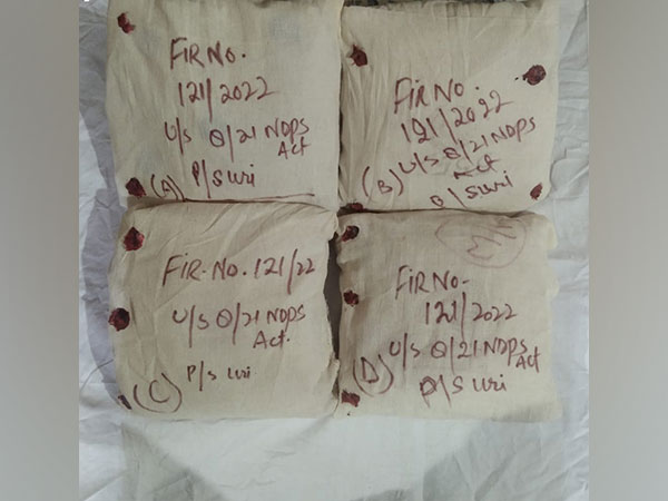 The recovered contraband in Uri (Photo/ANI)