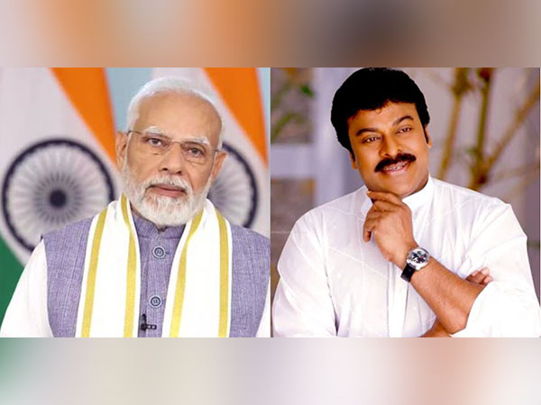 PM Modi, Chiranjeevi (Image Source: ANI, Twitter)