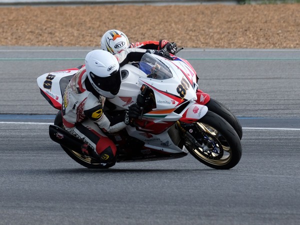 Honda's Rajiv Sethu in round 5 of the ARRC 2022 in Thailand (Image: Team Honda)