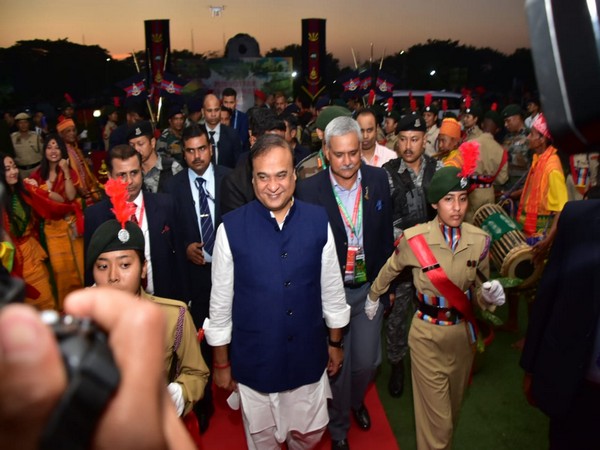 Assam CM Dr Himanta Biswa Sarma at the closing ceremony of Purvottar Swabhiman Utsav