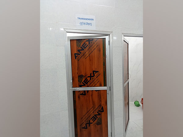 Transgender toilet in General Post Office, Lucknow (Photo/ANI)