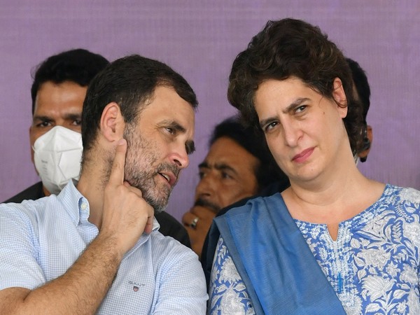 Congress leaders Rahul Gandhi and Priyanka Gandhi (Photo/ANI)