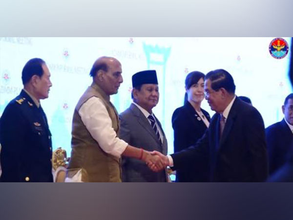 Defence Minister Rajnath Singh at 9th ASEAN Defence Ministers' Meeting Plus. (Photo Credit - MoD Principal Spox's Twitter)