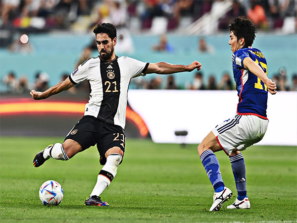 Germany and Japan players in action (Photo: DFB_Team_EN/ Twitter)